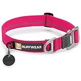 Ruffwear Crag Collar for Pets, Medium, Wild Berry