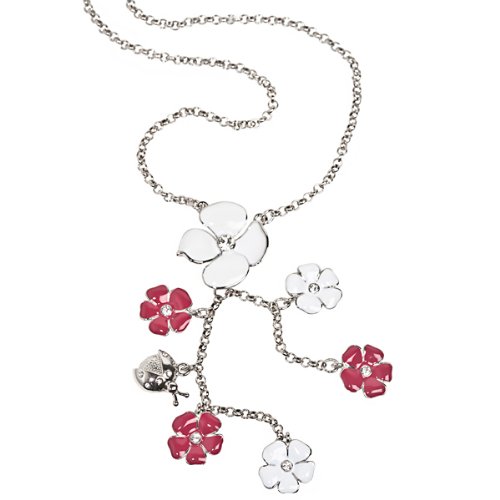 schmuck-art Kette Ladybird white/fuchsia 25998 Preisvergleich