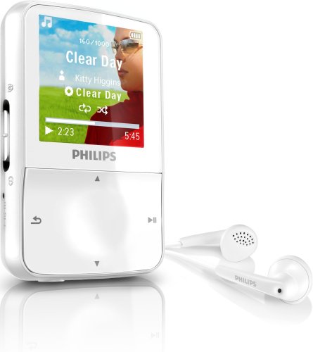Philips GoGear Vibe 4GB MP3 and Video Player with 1.5-inch LCD and Internet Video Download Including YouTube (White) Philips GoGear Vibe 4GB MP3 and Video Player with 1.5-inch LCD and Internet Video Download Including YouTube (White)