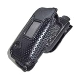 Black Neoprene Custom Carring Case with Removalble Swivel Belt Clip for Metro PCS Huawei M328