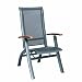 Confronta prezzi Garden Impressions Il Divo 95200 Poltrona con schienale alto, in teak, colore: Grigio