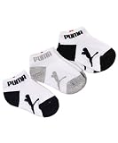 Puma Baby Boys Running Socks 3-Pack (Sizes 0M  24M) - white, 0-12mos.