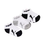 Puma Baby Boys Running Socks 3-Pack (Sizes 0M 24M) $3.99