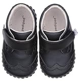 Pediped Originals * Ashton -- Black Leather Wingtip * Soft Leather-Soled Shoes! Large (US size: 5.5 -6 / 18-24 months / EU Size 21)