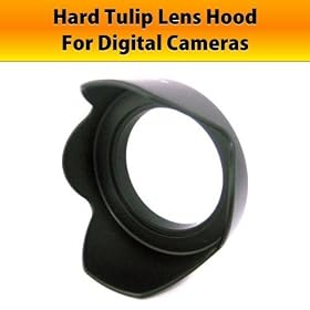58mm Hard Tulip lens Hood for Canon EOS Rebel T3i 550D T2i by Digital