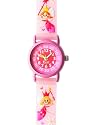 Baby Watch - Montre enfant pédagogique - Fille - Tiny princesse - Bracelet Plastique gomme 3D rose avec motifs - Avec méthode d'apprentissage