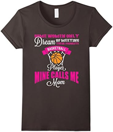 Women's Favorite Basketball Player Mine Calls Me Mom T Shirt Gifts XL Asphalt