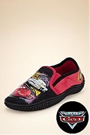 Younger Boys Slip On Cars Slippers