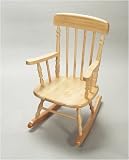 Kids' Spindle Rocking Chair - Natural