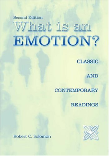What Is an Emotion?: Classic and Contemporary Readings under Philosophy of Psychology in The Books Store