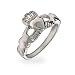 Eve's Addiction Sterling Silver Claddagh Ring