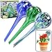 Mini Aqua Globes - Set of 3 Mini Aqua Globes Watering Bulbs Make Plant-watering Easy the Simple, Yet Beautiful Plant-watering Solution -Each Mini Aqua Globe Watering Bulb Is Individually Crafted with Genuine Handblown Glass to Create a Functional Work of Art That Waters Your Plants for You