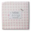 SwaddleDesigns Organic Ultimate Receiving Blanket - Pastel Pink Dots and Hearts