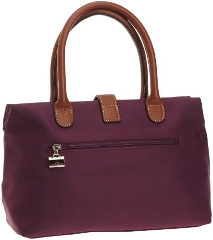 La Bagagerie Shopping-X Prune Handbag