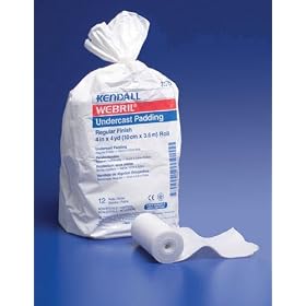 Webril 100% Cotton Undercast Padding 6" x 4 Yds Bg/6