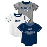 Seattle Seahawks Infant 3-Piece Creeper Set