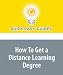 How To Get a Distance Learning Degree
