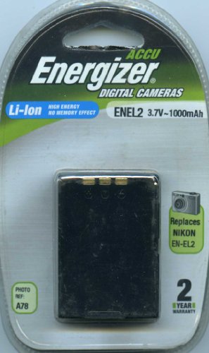 Energizer ENEL2 Digitalkamera-Akku (baugleich mit Nikon EN-EL2) (UK Import) Preisvergleich