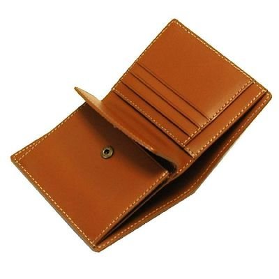 ◇牛革◇オイルレザー◇二つ折り財布(縦型）/4色