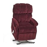HomePlace Expressions Castleford Electric Lift and Recline Chair, Vino