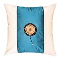 Sunflower Pillow Sham - Ivory/ Teal