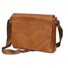 Cool Bananas OldSchool Class1 Leder-Tasche f�r MacBook Pro (33,7 cm / 13,3 Zoll und 39,1 cm / 15,4 Zoll), hellbraun