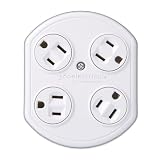 Buy 360 Electrical 36030-W 4-Outlet Rotating Adapter by 360 Electrical Its Revolutionary