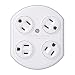 360 Electrical 36030-W 4-Outlet Rotating Adapter