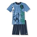 Schiesser Jungen Schlafanzug kurz "Fussball Match"