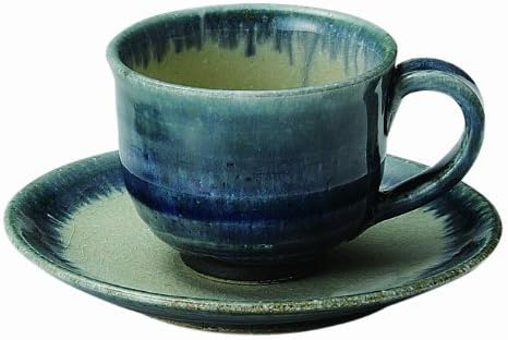 Shigaraki Echimon Aizen coffee Wansara 3-1049 by Mar y Ceramics