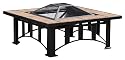Fire Sense Mission Style Square Fire Pit