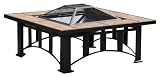 Fire Sense Mission Style Square Fire Pit