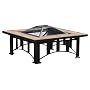 Fire Sense Mission Style Square Fire Pit