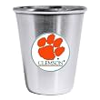 Set of 2 Clemson Tigers Stainless Shot Glass - NCAA College Athletics - Fan Shop