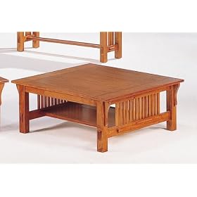 Mission Oak Square Coffee Table