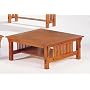 Mission Style Oak Finish Occasional Cocktail Coffee Table