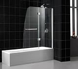 DreamLine SHDR-3148586-01 AQUA-C Hinged Tub Door, Clear Glass