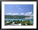 Cruise Ship Docked at Ocho Rios Bay, Ocho Rios, Jamaica, West Indies, Central America Places Framed Art Poster Print by Sergio Pitamitz, 31x25