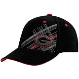 Top of the World Georgia Bulldogs Black Surge One-Fit Hat