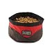 Port-A-Bowl (Collapsible Travel Pet Dish with Drawstring) Red/Brown,-1