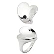 Ferroni Twisted Heart Ring