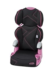 Evenflo AMP High Back Car Seat Booster, Pink Angles