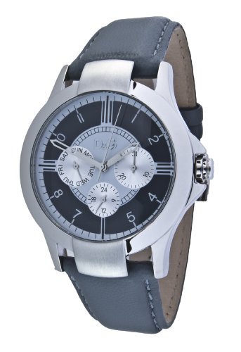 D&G Dolce&Gabbana Herren-Armbanduhr XL Analog Leder DW0533
