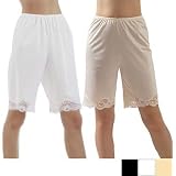 Non-Cling Pettipants, Black-XL, Set of 2