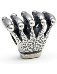 Melina World Jewellery - Royal Crown / Corona de heredero - 2001 - Sterling Silver 925 - Handmade in Greece and inspired by Olympic, Greek and Mediteranean history and motives. Beads fits Biagi. Chamilia, Pandora and Trollbeads etc.
