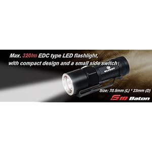 Olight S10 Baton XM-L LED Flashlight - 320 Lumens