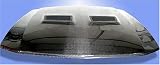 IPP 05 06 07 08 FORD MUSTANG CARBON FIBER HOOD SHELBY GT500 STYLE WITH BLACK INSERTS - By IPP - IMAGE PERFORMANCE PRODUCTS, INC.