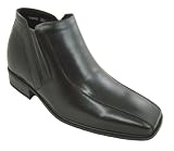 CALDEN - K99805 - 3.6 Inches Taller Boots - Height Increasing Elevator Shoes (Black Dress Boots)