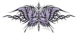 Jumbo Purple Tribal Butterfly Window Decal/Sticker by Nene Thomas 'Ivory & Purple Butterfly with Tribal accents' lovely gift sticker.