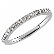 14kt White Gold Precious Diamond Wedding Band